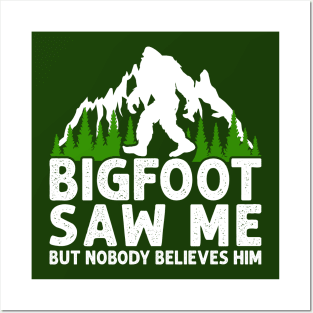 Bigfoot Didn't Believe Posters and Art